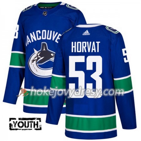 Dětské Hokejový Dres Vancouver Canucks Bo Horvat 53 Adidas 2017-2018 Modrá Authentic